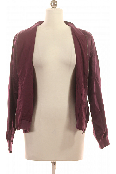 Dámská Přechodné Bundy Fialová Second hand Vel. 36 | LAWRENCE GREY | obrázek 3