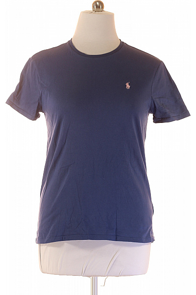 Jednoduché Pánské Tričko Modré Ralph Lauren Vel. L | Ralph Lauren | obrázek 2