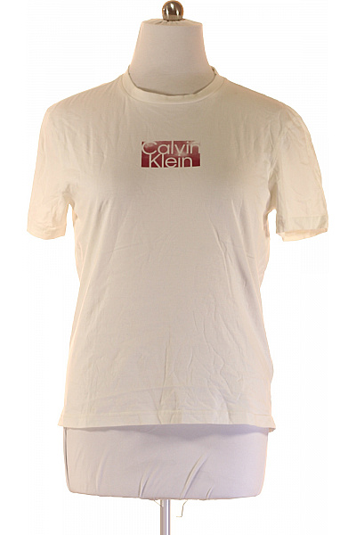 Pánské Tričko Bílé Calvin Klein Vel. XL