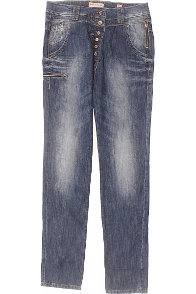 Boyfriend Dámské Džíny Modré Vel. 30/34