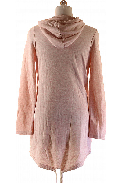 FISHERFIELD Dámská prodloužená mikina s kapucí na zip růžová Vel. L | FISHERFIELD | obrázek 3