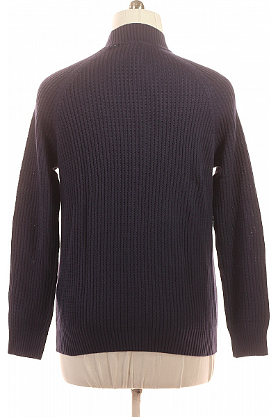 Esprit Pánský tmavě modrý žebrovaný pletený rolák přes hlavu Velikost l | Esprit | obrázek 2