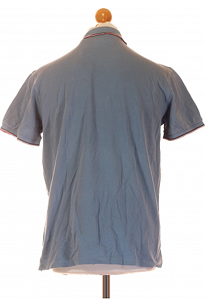 Pánské Tričko s Límečkem Modré U.S.POLO ASSN. Vel. L | U.S.POLO ASSN. | obrázek 2