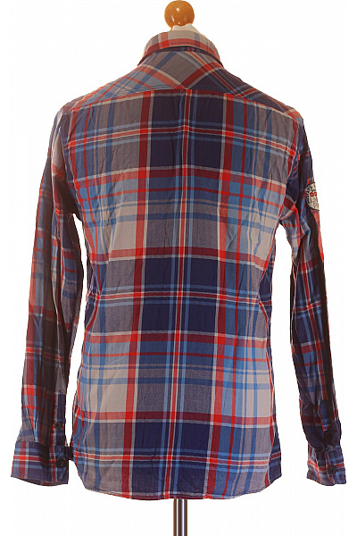 F&F Vzorovaná Pánská Košile Modrá Vel. S | F&F | obrázek 3