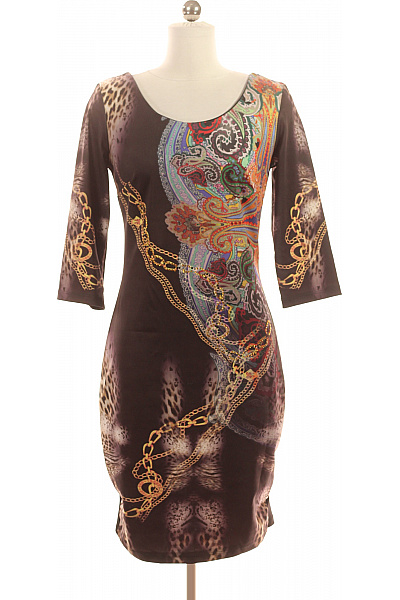 Šaty Barevné Second hand Vel. 38 | Unimoda | obrázek 2