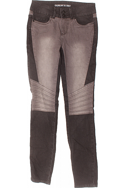 RAINBOW Dámské Džíny Černé Vel. 34