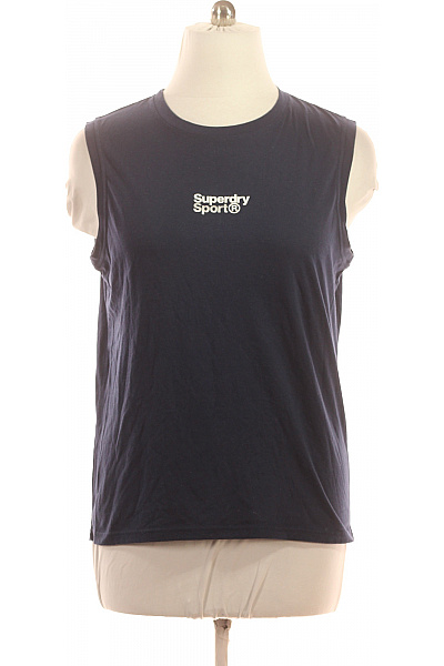 SUPERDRY Tílko tmavě modré sportovní basic s nápisem Vel. 2XL | SUPERDRY | obrázek 2