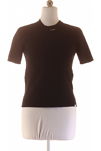 Hugo Boss Jednoduché Dámské Tričko Černé Vel. XL