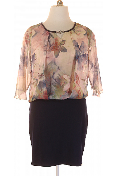 Botega Elena  Šaty s Květinovým Potiskem Barevné Vel. 46 | botega elena | obrázek 2