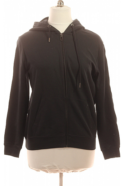 JOOP! Pánská bavlněná černá mikina s kapucí a zipem jednobarevná Vel. xl | JOOP! | obrázek 2