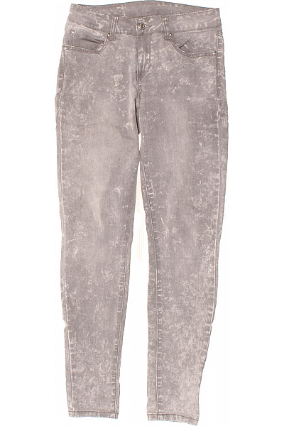 MANGO Dámské Džíny Šedé Vel. 36