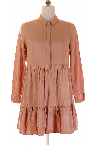 Košilové  Šaty Růžové VILA Second hand Vel. 36 | VILA | obrázek 2