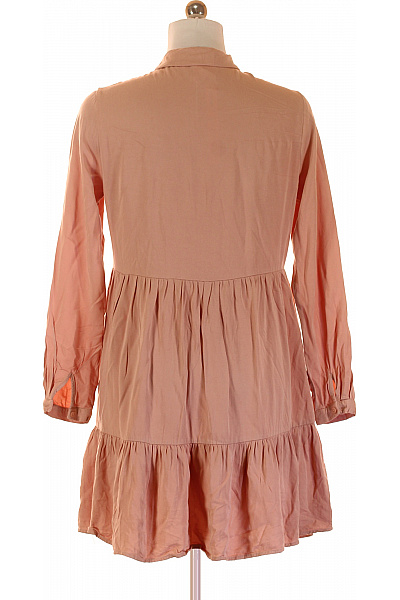 Košilové  Šaty Růžové VILA Second hand Vel. 36 | VILA | obrázek 3