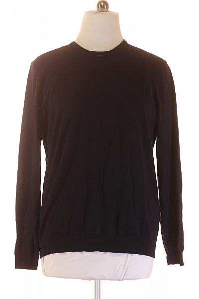 Hugo Boss Pánský Pulovr Vlněný Černý Vel. XXL