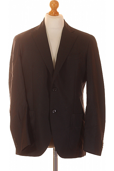 Společenské Pánské Sako Černé | Unimoda | obrázek 2