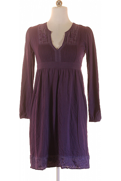 Šaty Fialové Massimo Dutti Second hand Vel. L | massimo dutti | obrázek 2