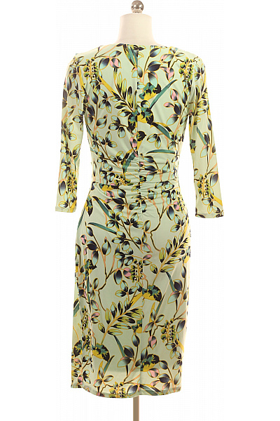 Marks & Spencer Zavinovací šaty midi žerzejové květované pastelové na denní nošení Vel. 36 | Marks & Spencer | obrázek 2