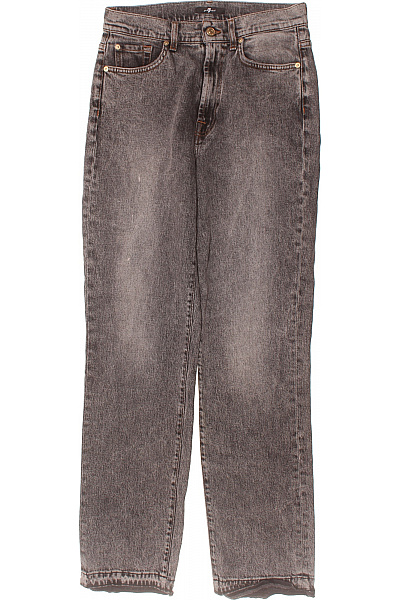 Boyfriend Dámské Džíny Šedé 7 For All Mankind Vel. 29