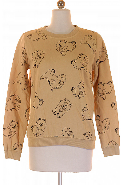 House Dámská Mikina Bez Zapínání Béžová Vel. XS | House | obrázek 2