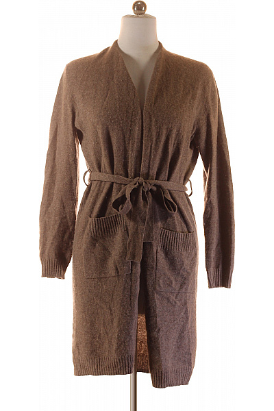 Dámský Svetr Kašmírový Hnědý Vel. 38