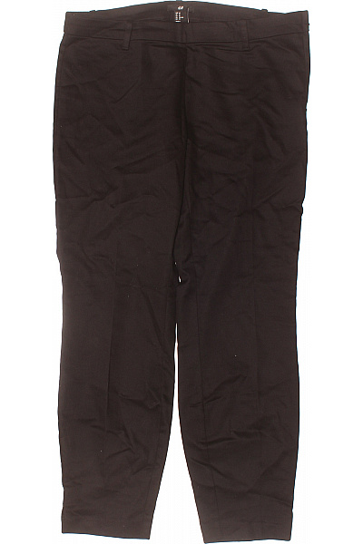 Dámské Kalhoty Rovné Černé Second hand Vel. 40 | HM  | obrázek 2