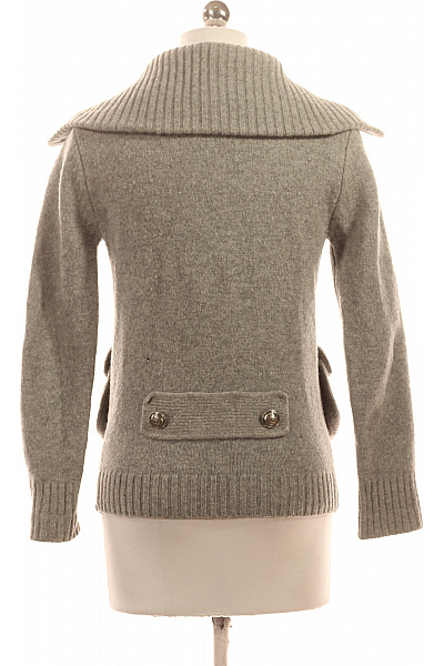 WE  Dámský Svetr Vlněný Šedý Vel. S | WE  | obrázek 3