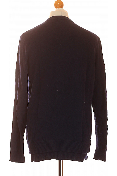 VERSACE Pánský Svetr Modrý Second hand Vel. L | VERSACE | obrázek 2