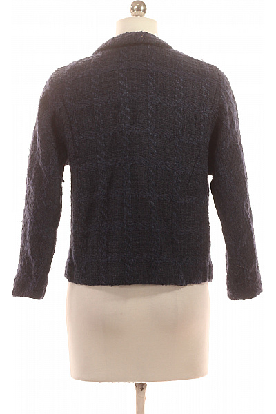 Krátký Dámský Kabát Modrý ZARA Vel. XS | ZARA | obrázek 2