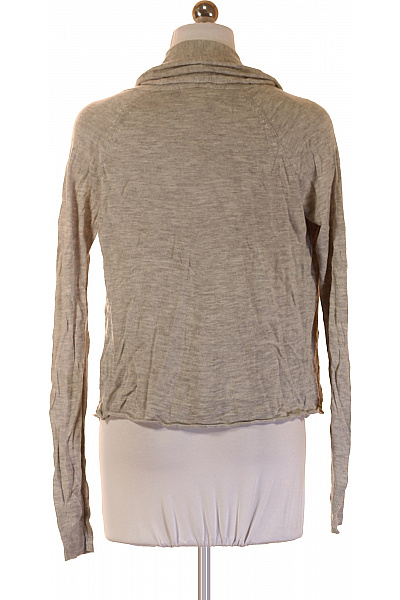 HM  Dámský kardigan šedý žebrovaný volný lehký jarní Velikost XS | HM  | obrázek 3