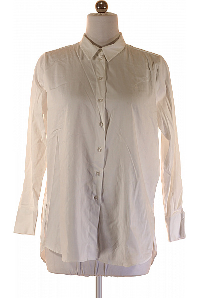 Smith & Soul Dámská bílá dlouhá košile elegantní volná prodloužená s dlouhým rukávem Vel. m | Smith & Soul | obrázek 2