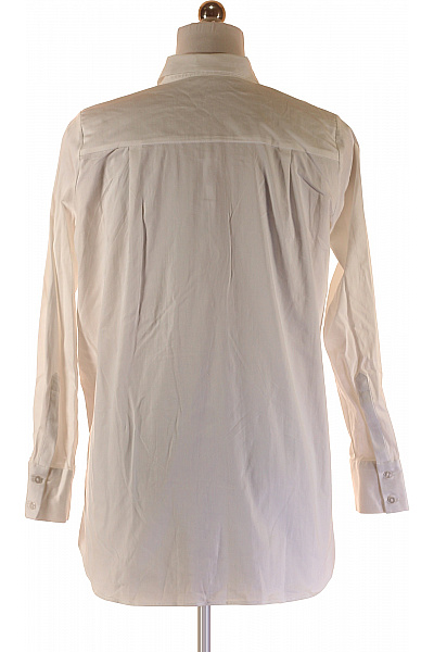 Smith & Soul Dámská bílá dlouhá košile elegantní volná prodloužená s dlouhým rukávem Vel. m | Smith & Soul | obrázek 3