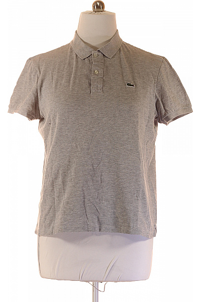 LACOSTE Pánské Tričko s Límečkem Šedé Vel. XL | LACOSTE | obrázek 2