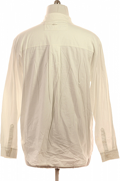 ELIAS RUMELIS Pánská Bílá Košile Dlouhý Rukáv Ležérní Business Regular Fit Jednobarevné Vel. XXL | ELIAS RUMELIS | obrázek 3