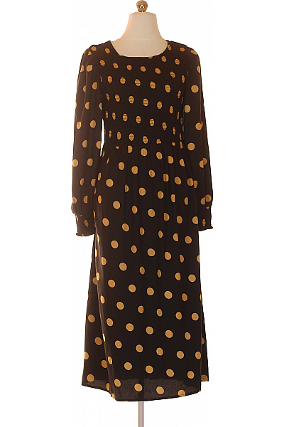 Dorothy Perkins Dámské šaty letní puntíkované s dlouhým rukávem midi Vel. 36 | Dorothy Perkins | obrázek 2