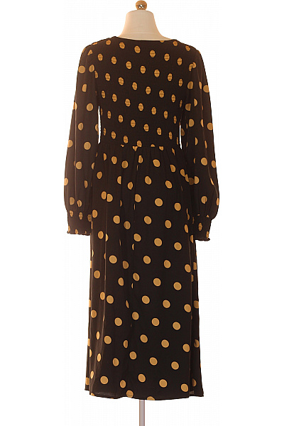 Dorothy Perkins Dámské šaty letní puntíkované s dlouhým rukávem midi Vel. 36 | Dorothy Perkins | obrázek 3