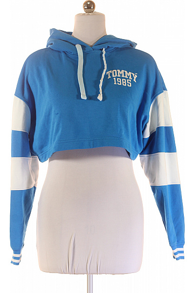 Dámská Mikina Modrá TOMMY HILFIGER Second Hand Vel. S
