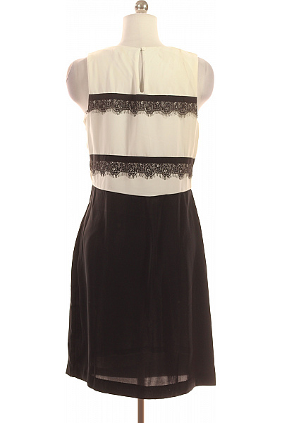 Šaty Černobílé Second hand Vel. 38 | Unimoda | obrázek 2