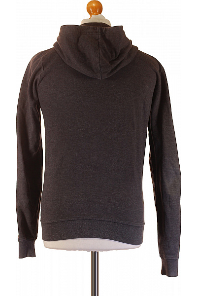 Solid Pánská bavlněná mikina s kapucí a kapsou na zip tmavě šedá Velikost S | Solid | obrázek 2