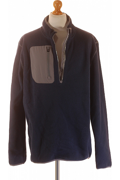 Puma Pánská Mikina Bez Zapínání Modrá Second Hand Vel. XXL