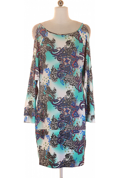 Šaty Modré Second hand Vel. 36/38 | BODY FLIRT | obrázek 2