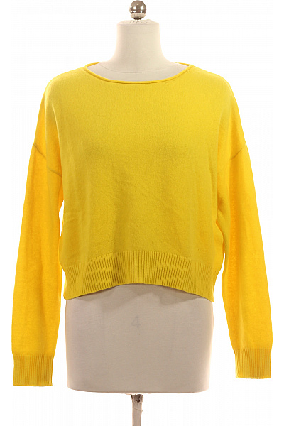 S.MARLON Dámský Pulovr Kašmírový Žlutý Vel. S