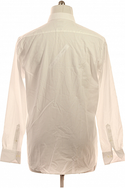 DANIEL HECHTER Pánská Bílá Košile Dlouhý Rukáv Elegantní Business Regular Fit Vel. 44 | DANIEL HECHTER | obrázek 2