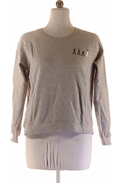 DEDICATED Dámská Mikina Bez Zapínání Šedá Vel. M