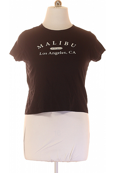 Dámské Tričko Černé Vel. L | basic | obrázek 2