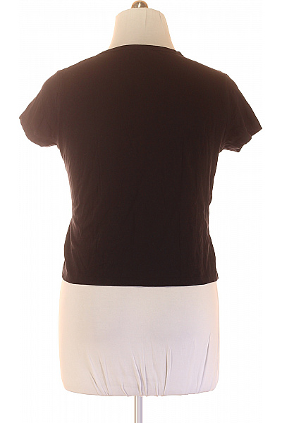 Dámské Tričko Černé Vel. L | basic | obrázek 3