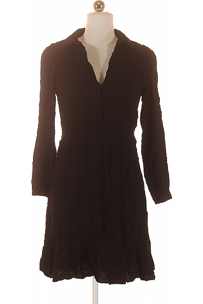 Košilové  Šaty Černé Second hand | Unimoda | obrázek 2