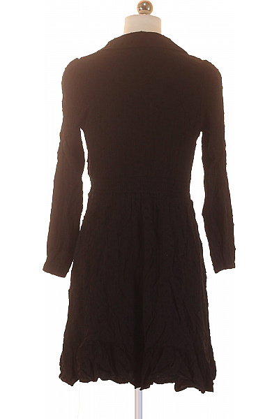 Košilové  Šaty Černé Second hand | Unimoda | obrázek 3