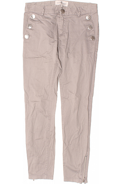 Dámské Kalhoty Rovné Šedé Vel. 36 | DESIGNERS | obrázek 2