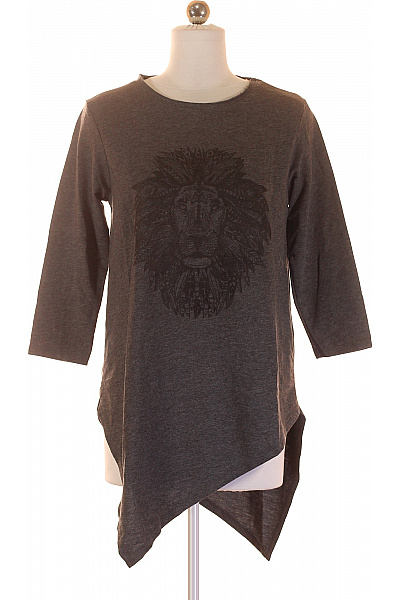 Dámské Tričko s Potiskem Šedé FB SISTER Vel. S | FB SISTER | obrázek 2