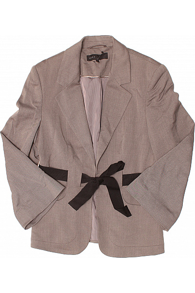 Next Dámský Blejzr Béžový S Páskem Elegantní Vypasované Na Běžné Nošení Velikost 10